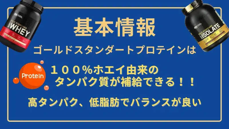 ゴールド スタンダード プロテイン 評価