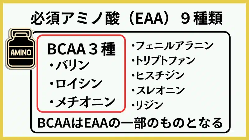 eaa bcaa 違い