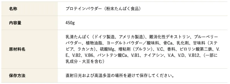 ザバス ブルーベリー ヨーグルト
