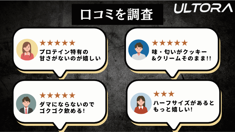 ウルトラ プロテイン クッキー アンド クリーム