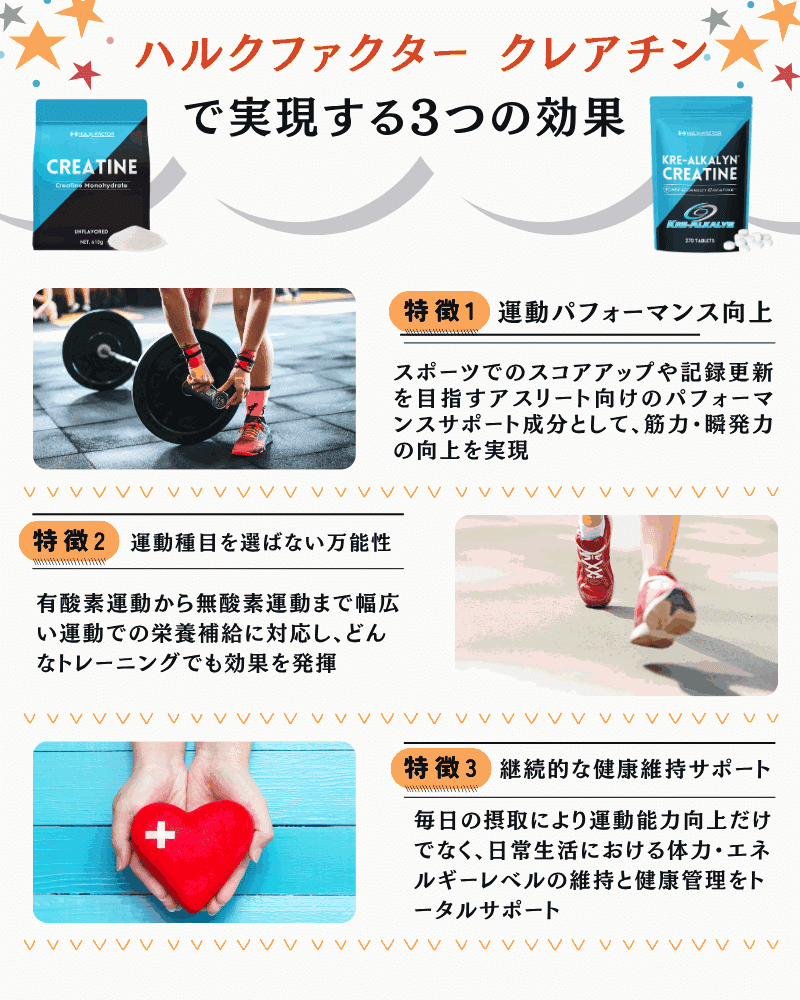 ハルク ファクター クレアチン
