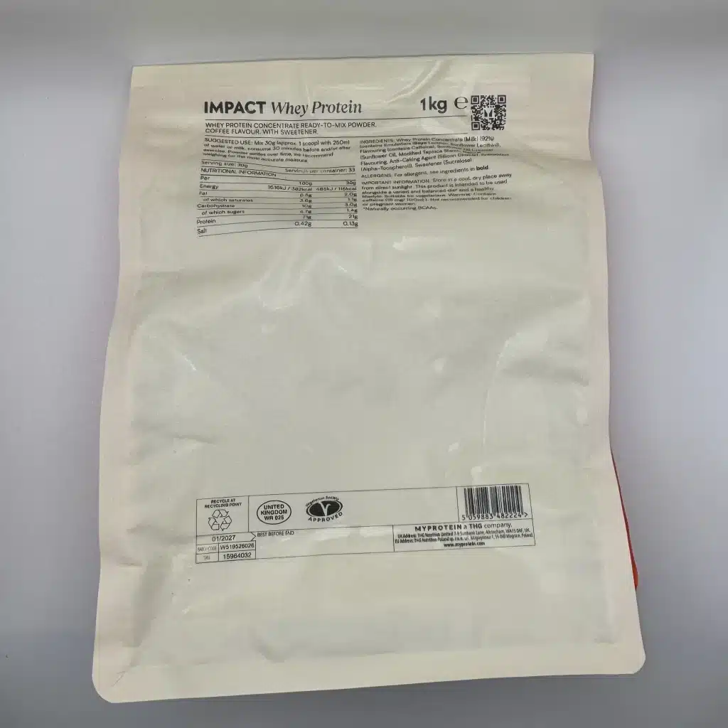 Impact ホエイ プロテイン 【甘さひかえめ】コーヒーフレーバー