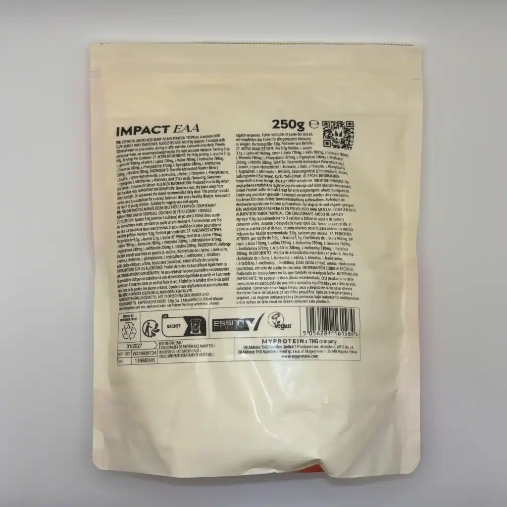 マイプロテイン インパクトEAA トロピカル味