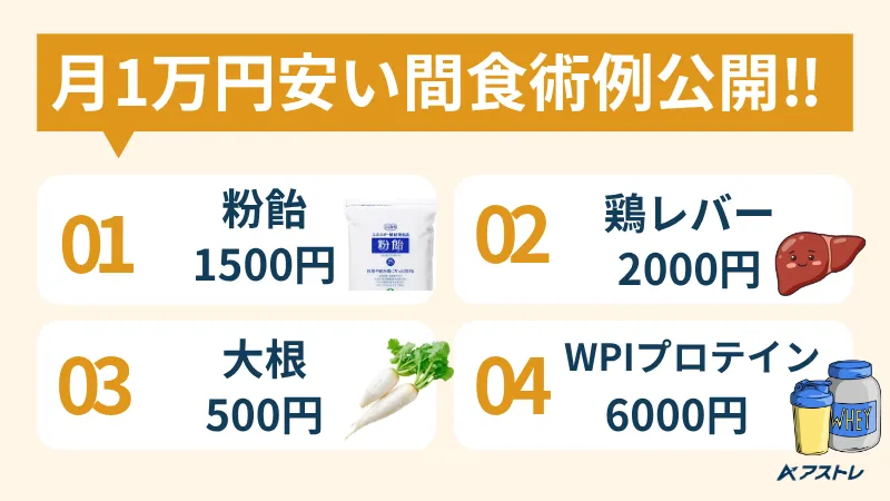 増量 間食 おすすめ